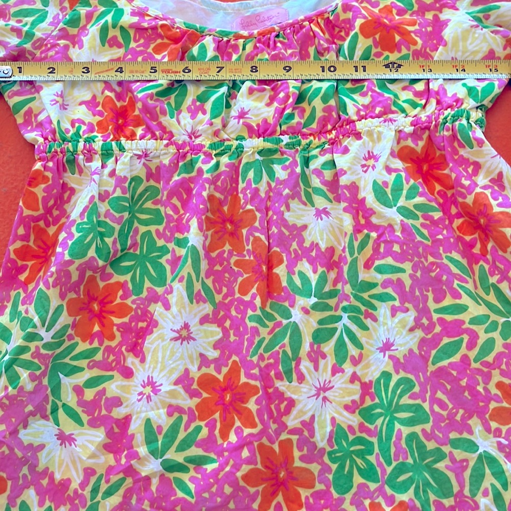 LILY PULITZER Peasant Top, size 4 - Picture 6 of 7
